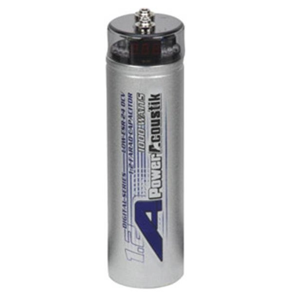 Power Acoustik POWER ACOUSTIK PC1.0F 1-Farad Digital Power Capacitor PC1.0F